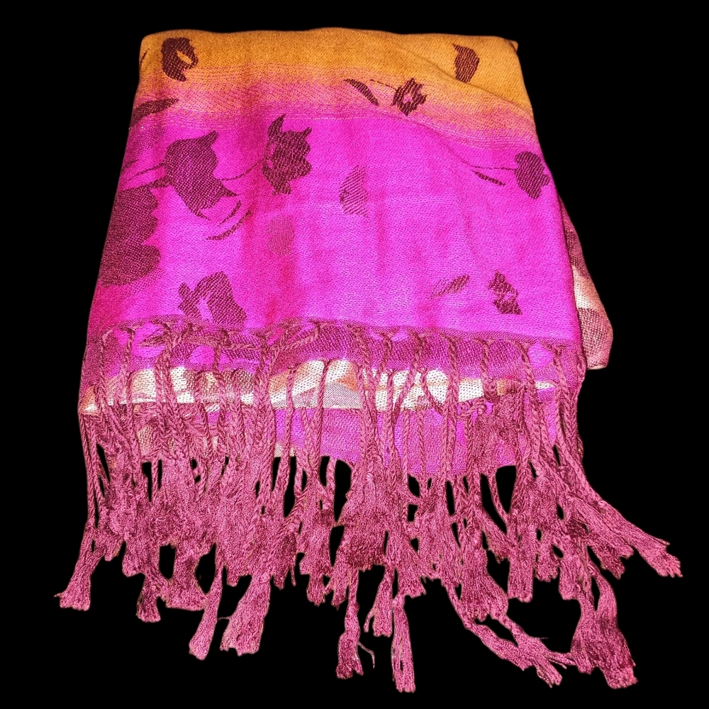 Collection Eighteen Syrah Fringe Scarf